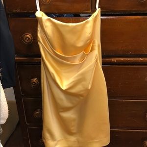 Yellow homecoming dress
